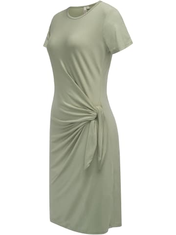 ragwear Shirtkleid Knotta in Dusty Green