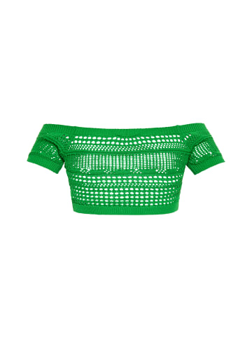 Swirly Damen Short-Top in Grün