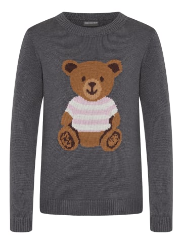 Kidsworld Strickpullover in anthrazit melange