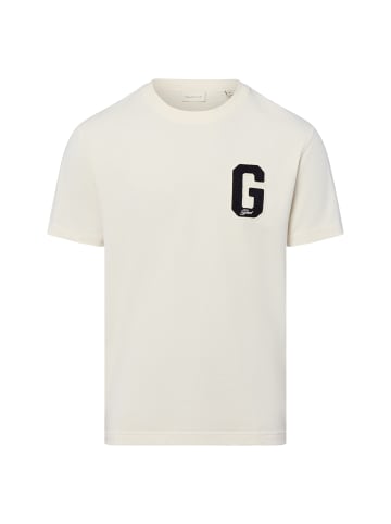 Gant T-Shirt in ecru
