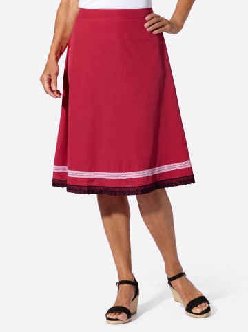 Sieh an! Trachtenrock in rot-schwarz