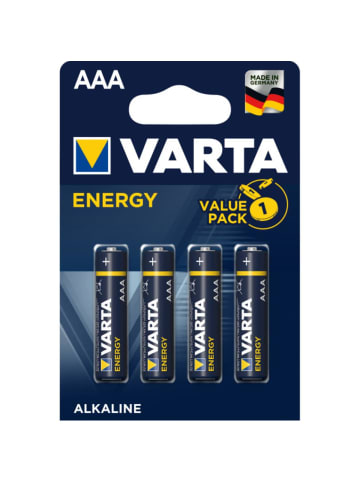 Varta Batterie Energy Micro AAA in Schwarz