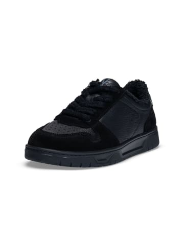 VITAFORM Hirschleder & Veloursleder Sneaker in schwarz