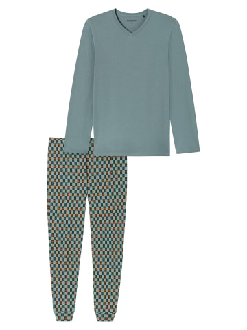 Schiesser Pyjama Casual Essentials in mineral