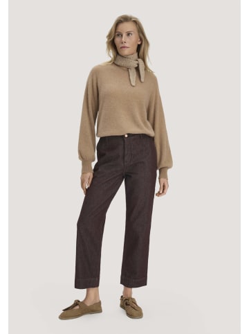 Hessnatur Hessnatur Jeans ELENY Culotte straight  Leg aus reinem Bio-Denim in brown