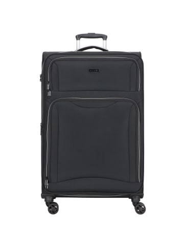 D&N Travel Line 9204 4 Rollen Trolley L 76 cm in schwarz