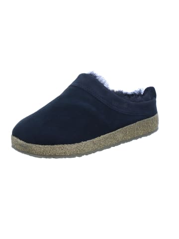 HAFLINGER Hausschuh in schwarz