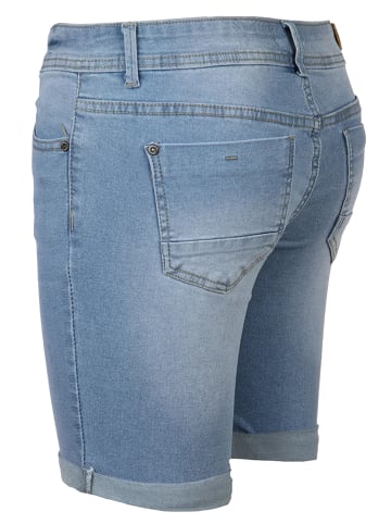 Hailys Shorts Mid Waist Kurze Jeans Eingriffstaschen in Blau