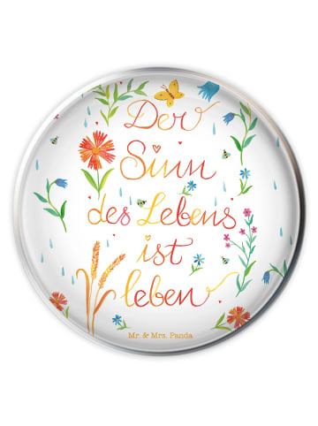 Mr. & Mrs. Panda Waschbecken Abfluss Sinn des Lebens mit Spruch in Bunt