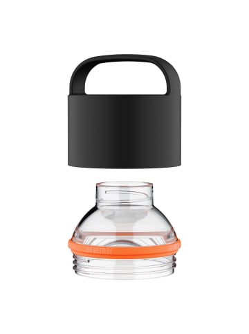 24Bottles 24Bottles Spin Lid Trinkflaschenverschluss in black-clear