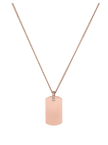 PURELEI Halskette Plate 55 cm in Rosegold