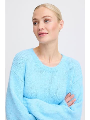 b. young BYMILLER JUMPER - loose fit in Dusty Blue Melange