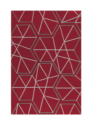 Arte Espina Kurzflor Teppich Spirit 311 in rot - grau - rechteckig