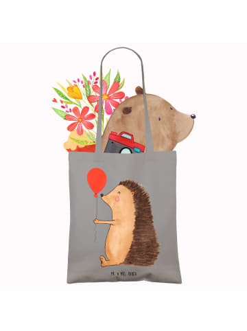 Mr. & Mrs. Panda Tasche Igel Luftballon ohne Spruch in Light Grey