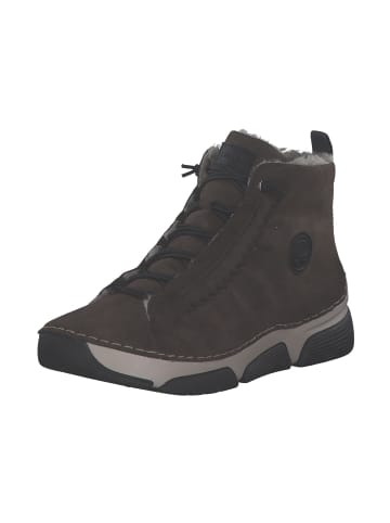rieker Schnürstiefel in erde/schwarz