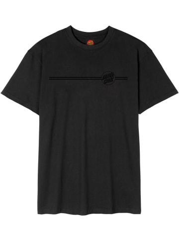 Santa Cruz T-Shirt "Tonal Opus Dot Stripe T-Shirt" in Schwarz