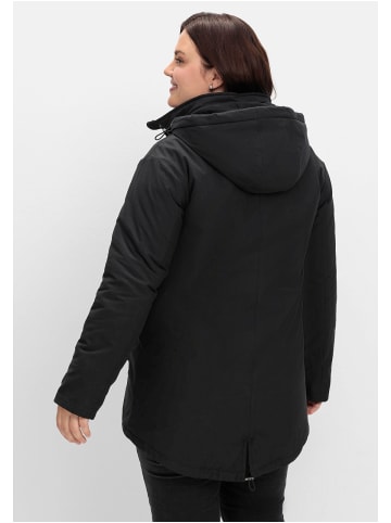 sheego Parka in schwarz