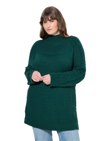 Ulla Popken Pullover in smaragdgrün