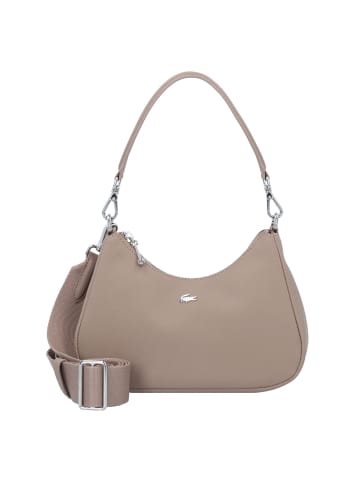 Lacoste Core Essentials Daily City Schultertasche 23 cm in taupe