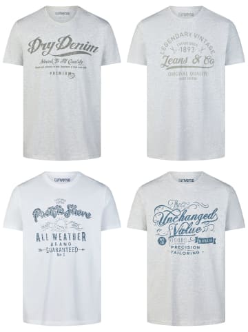 riverso T-Shirt RIVLeon 4er Pack in Mehrfarbig