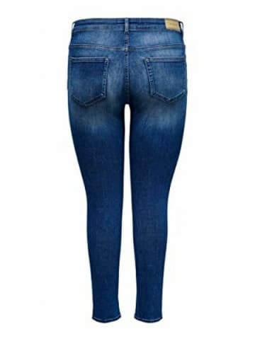 ONLY Carmakoma Slim Fit Jeans für Damen in blau