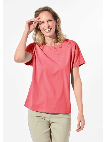 GOLDNER Ausbrenner-Shirt in pink