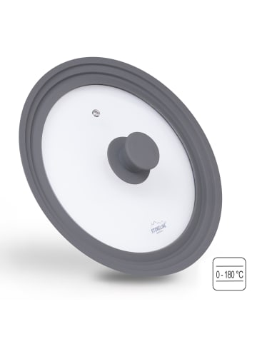 Stoneline Universal Glasdeckel 24/26/28 in Grau