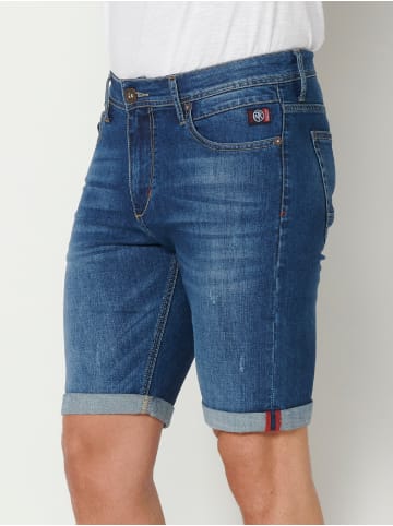 KOROSHI Bermuda Cowboy Strecth Regular Fit in blau