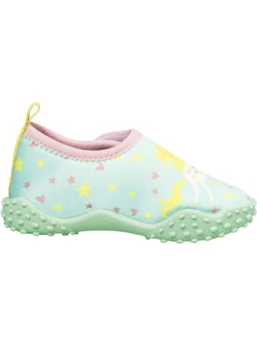 Playshoes Kinder Aquaschuh "Aqua-Schuhe Einhorn" in Grün