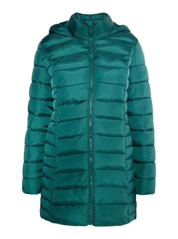 myMo Damen Leichte Steppjacke in Dunkelgrün