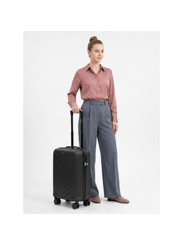 Redolz Essentials 07 CABIN 4 Rollen Kabinentrolley 55 cm black 2