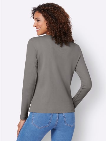 WITT WEIDEN Langarmshirt in grau