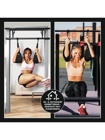 FitEngine Bauchtrainer Schlaufen schwarz Schwarz