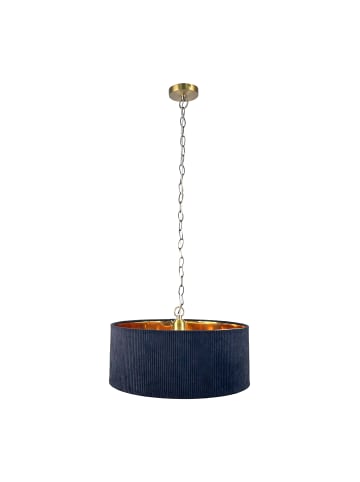 relaxdays Hängelampe in Schwarz/ Bronze - (H)180 x Ø 40 cm