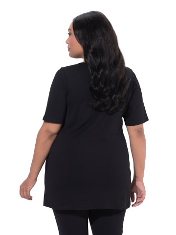 Ulla Popken Longshirt in schwarz