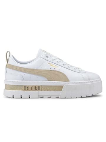 Puma Sneaker Mayze Lth Wms in Weiß-gemustert