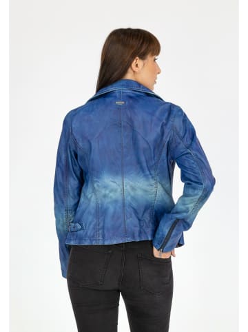 CBL Damen Lederjacke in Blau