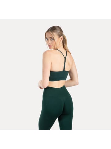 SMILODOX Sport BH Solid Scrunch in Petrol