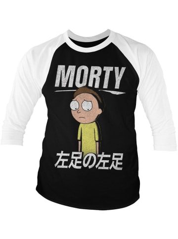 Rick and Morty Longsleeve in Weiß