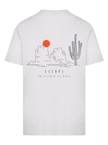 F4NT4STIC T-Shirt Escape Discover the World Savannah in weiß