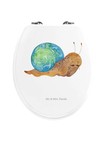 Mr. & Mrs. Panda Klobrille Schnecke Sir ohne Spruch in Weiß