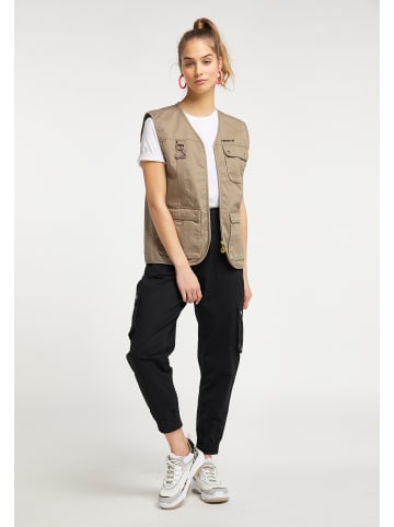 myMo Damen Utility Weste in Schlamm