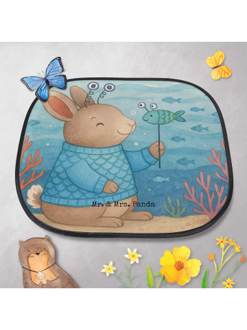 Mr. & Mrs. Panda Auto Sonnenblende Fische Astrologie Design ohne... in Weiß