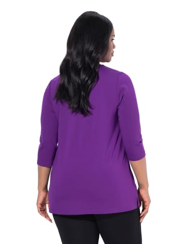 Ulla Popken Shirt in dunkle lilie