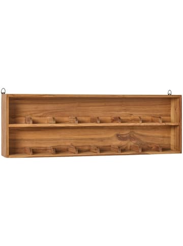 IB Laursen Wandregal aus Becherregal mit 2 Ablagen UNIKA in natur