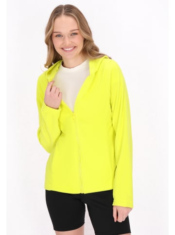 myMO ATHLSR Damen Fleecejacke in Limette