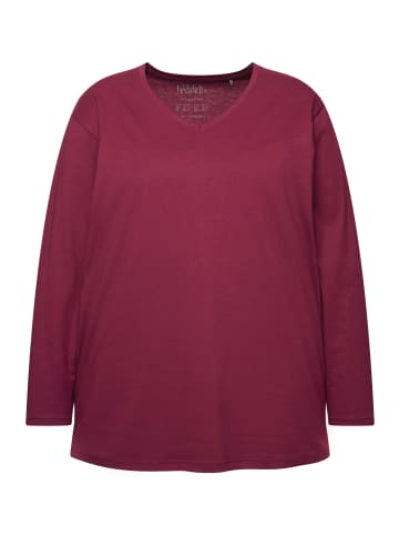 Ulla Popken Shirt in dunkle beere