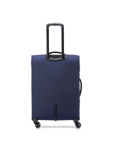 Roncato Metropolitan 4 Rollen Trolley 66 cm mit Dehnfalte in blue