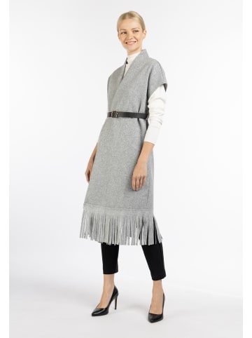 DreiMaster Klassik Damen Weste in Grau Melange