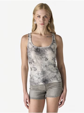 KOROSHI Damen-Tanktop-Folienmuster in grau